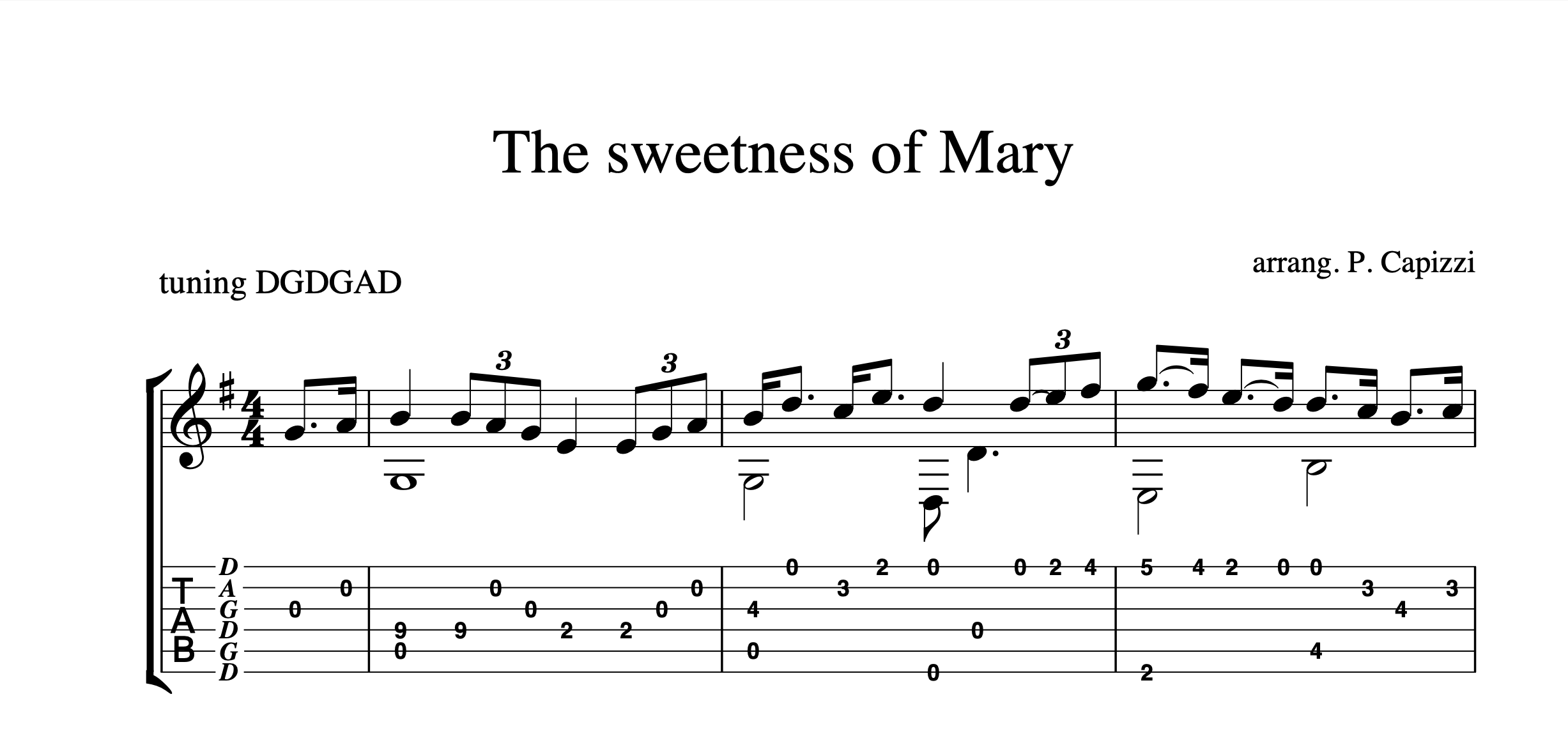 The sweetness of Mary