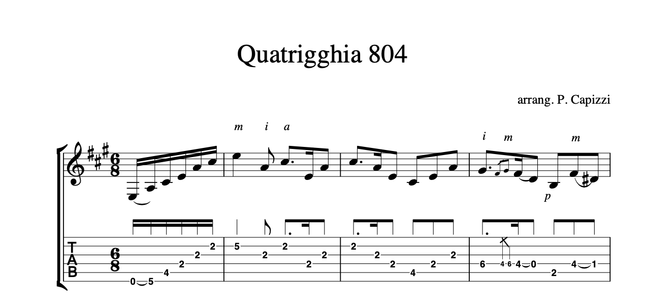 Quatrigghia 804